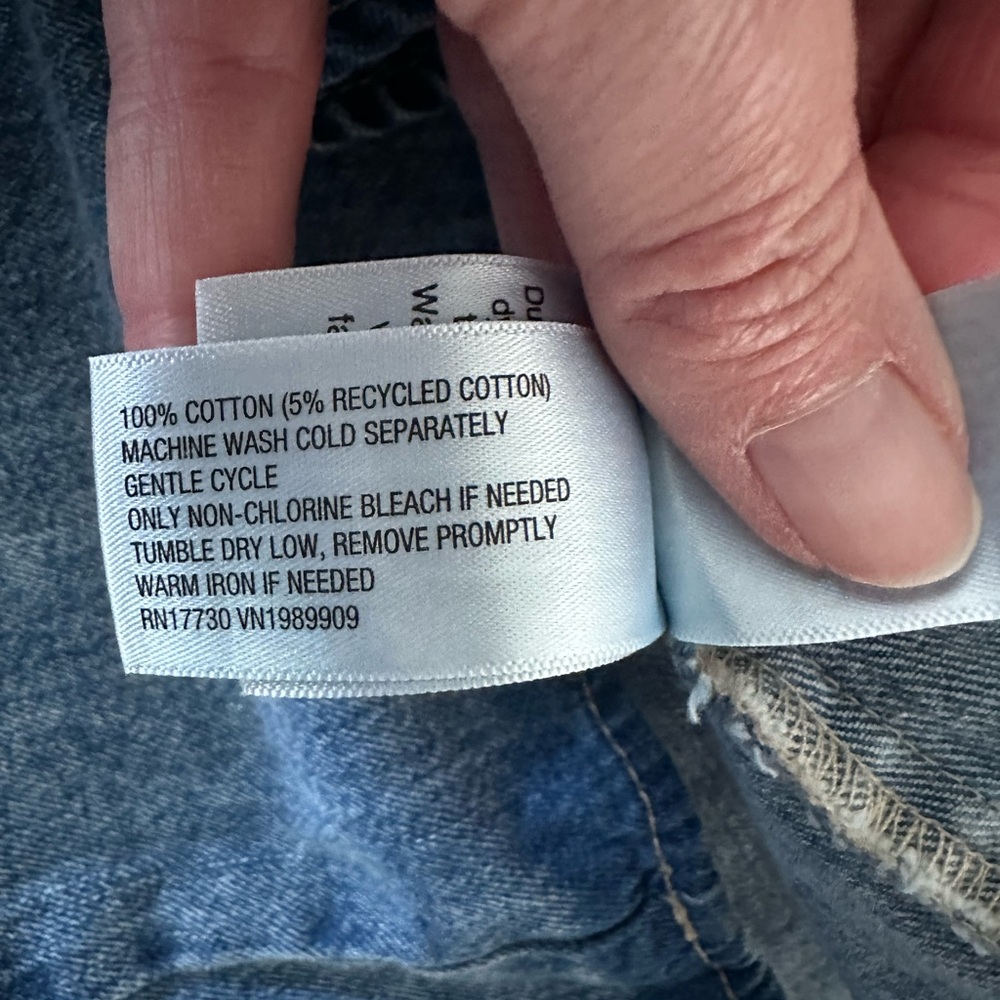 Target Universal Thread Denim Chambray Button-Up … - image 7